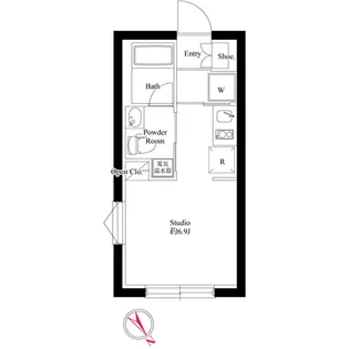 スエルテ白楽【3階】の間取り
