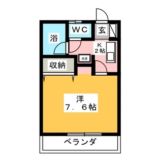 友ビル6号【2階】の間取り