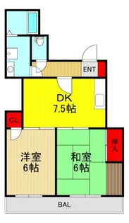 ラリックビル【2階】の間取り