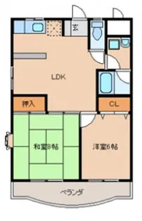 ラ・セゾン・フォレスト【3階】の間取り