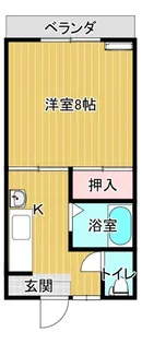 新潟県長岡市宮内2【アパート】の間取り