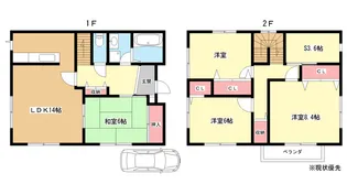 大阪府豊中市東豊中町1【一戸建】の間取り