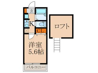 ブル-ベル上井草【2階】の間取り