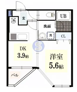 ブランネージュ銀閣寺道【3階】の間取り