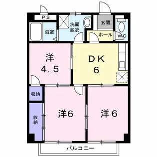シンシア【2階】の間取り
