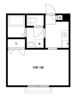 ベルコンフォート【1階】の間取り