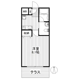B&Aレジデンスの間取り