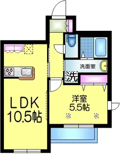 千葉県市川市菅野2【マンション】の間取り