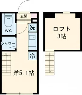 エスペランサ 平井【2階】の間取り