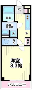 東京都中野区南台3【マンション】の間取り