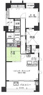 ヴェルビュ本郷壱岐坂壱番館【9階】の間取り
