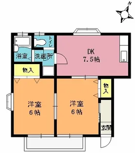 ファミール【1階】の間取り