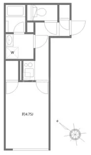ルーデンス常盤台III【3階】の間取り