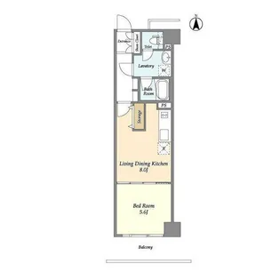 ヒルトップ・スクエアー【8階】の間取り