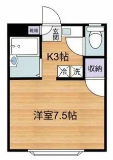 シャレー多摩川【2階】の間取り