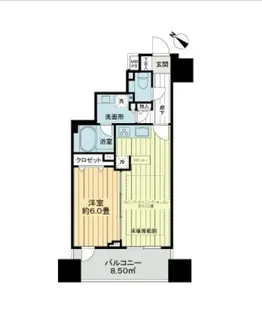 東京都北区東十条3【マンション】の間取り