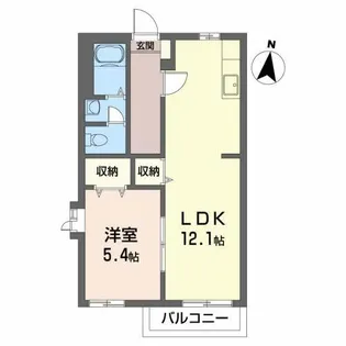 グランドール・K【1階】の間取り