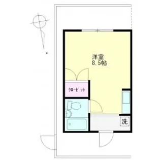 コーポマジマ【1階】の間取り