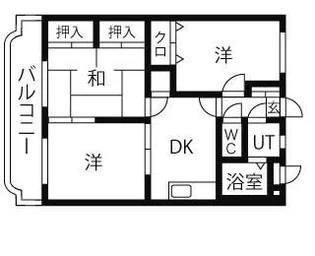 3DKの間取り画像