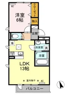 メゾン ド ブリズ【3階】の間取り