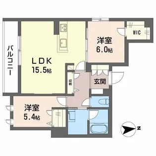 ヴィアソーレ曽根【3階】の間取り