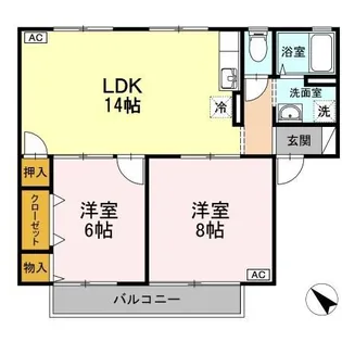 ドリーム末武【2階】の間取り