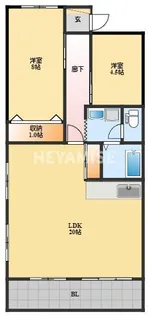 トレンディ三原【1階】の間取り