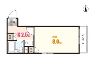 第14やたがいビル【2階】の間取り