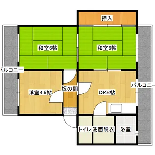シノハラハイツ【2階】の間取り