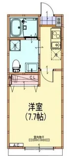 ルメール秋津【1階】の間取り