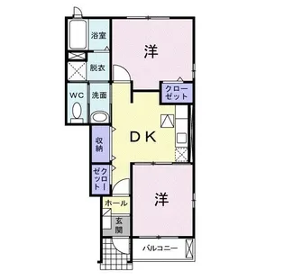 ミニョン【1階】の間取り