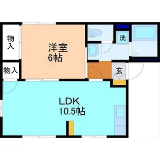 フレグランスふれあい【2階】の間取り