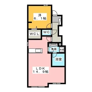 ポルテPG【1階】の間取り