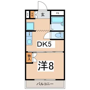 第2ガーデンハイツ【1階】の間取り