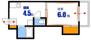広島県広島市西区大芝2【マンション】の間取り