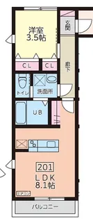 sol levante【2階】の間取り