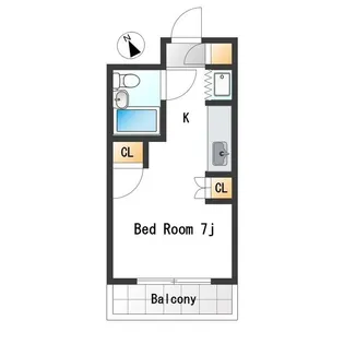 アークス太子堂【1階】の間取り