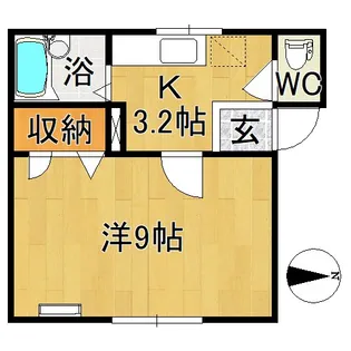 ロイヤルコーポウエスト【1階】の間取り