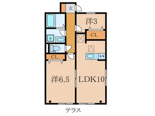 Casa FlorII【1階】の間取り