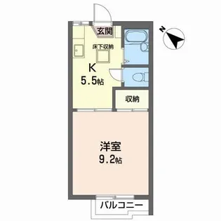 サンライト【1階】の間取り