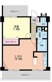 NF・ラ・ヴェーラ【4階】の間取り