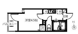 メルディア大谷口【3階】の間取り
