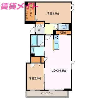 コンフォルタ【2階】の間取り