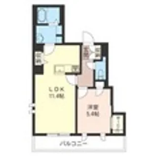 ヒルサイドハウス【1階】の間取り