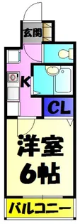 芝コーポ三号館【3階】の間取り