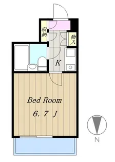 JUN平山城【3階】の間取り