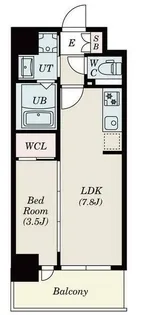 Alivis堺浜寺【8階】の間取り
