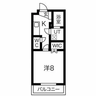 ラペンタ大宮町【1階】の間取り