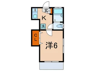 K.flat【1階】の間取り