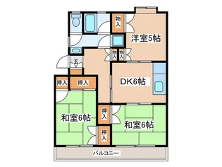 クレール茅ヶ崎【3階】の間取り